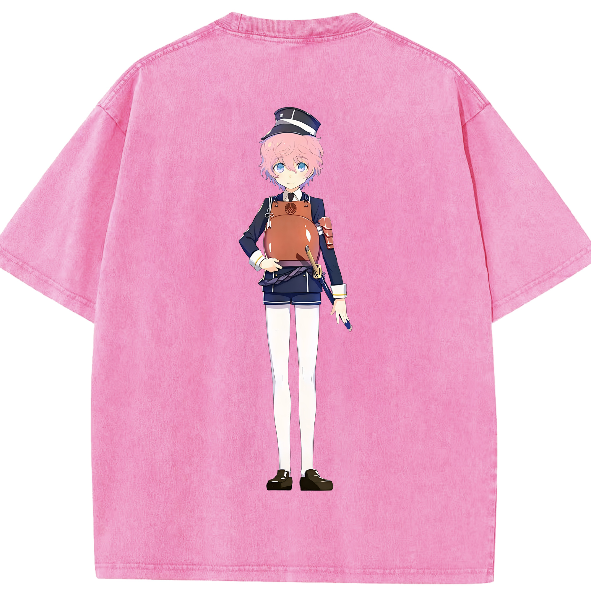 （画像用） 刀剣乱舞 Touken Ranbu 綿100% ヴィンテージ風 半袖Tシャツ（背面プリント）